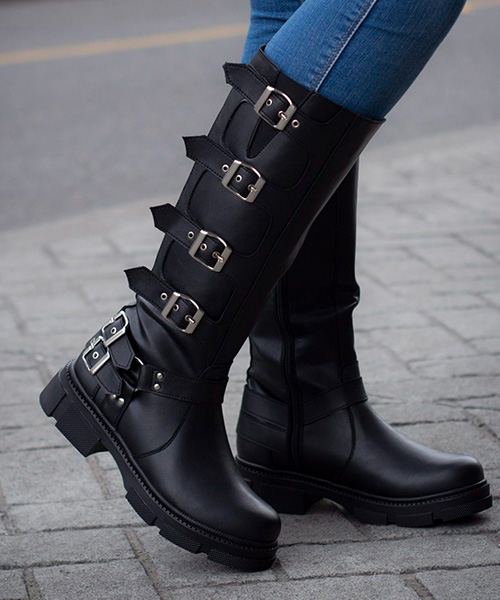 Botas largas Deborah color negro para mujer