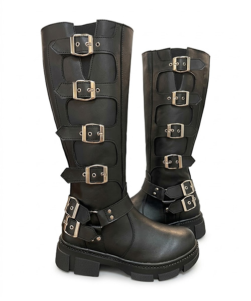 Botas largas Deborah color negro para mujer