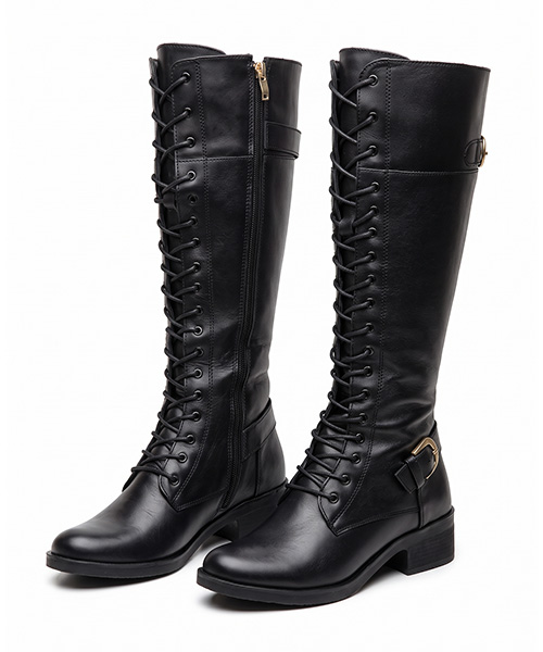 Botas largas Mia color negro para mujer