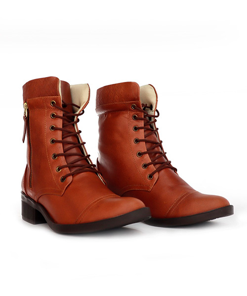 Botin Chiara color tabaco para mujer