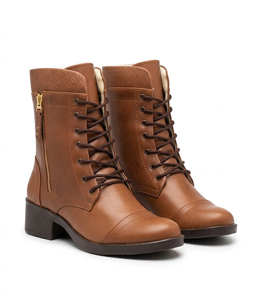 Botin Chiara color tabaco para mujer