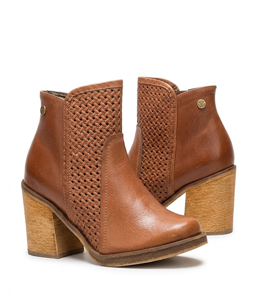 Botin Dakota color tabaco para mujer