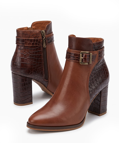 Botin Greta color cafe para mujer