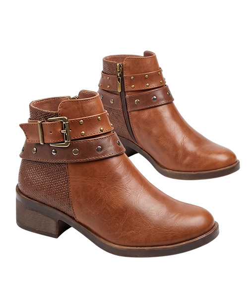 Botin heike color marrón para mujer