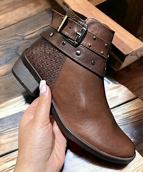 Botin heike color marrón para mujer