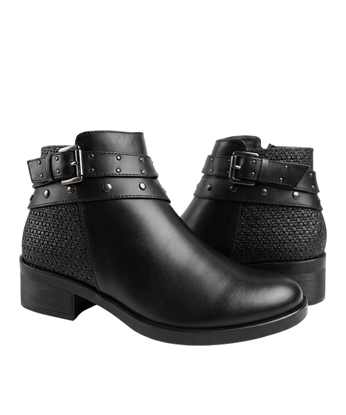 Botin heike color negro para mujer