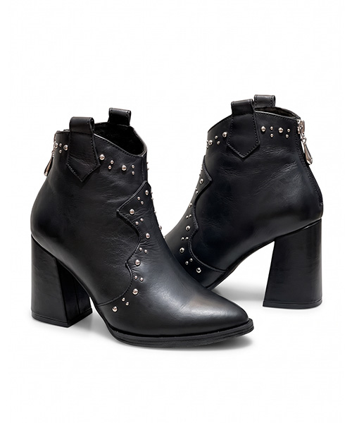 Botin Hillary color negro para mujer