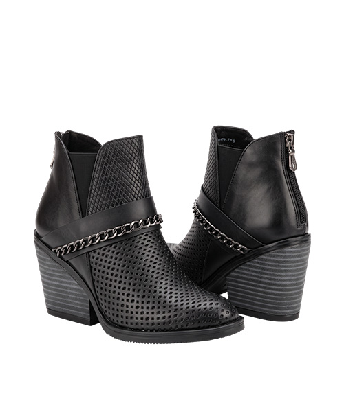Botin Kacey color negro para mujer
