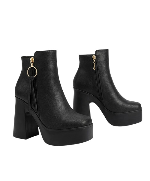 Botin Paris color negro para mujer