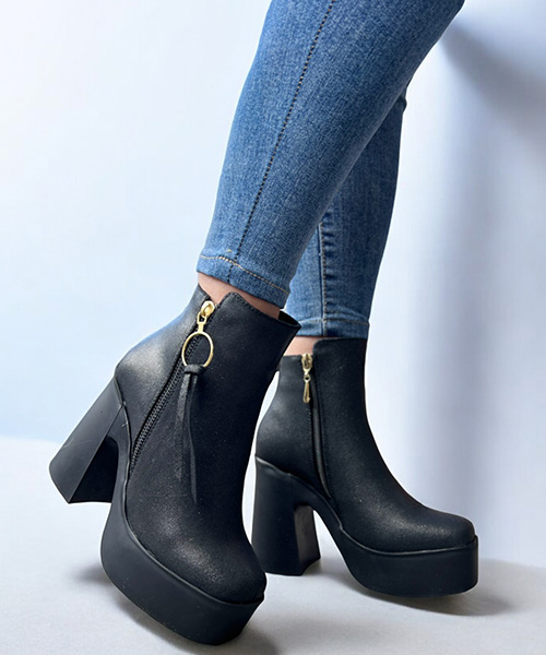 Botin Paris color negro para mujer