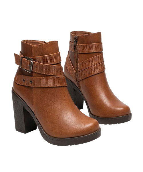 Botin Raina color tabaco para mujer