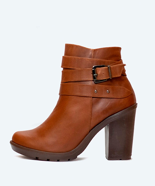 Botin Raina color tabaco para mujer