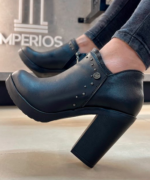 Botin Rouse 7 1/2 color negro para mujer