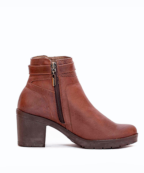 Botin Selma color marrón para mujer