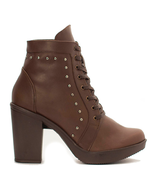 Botin Shaina color coñac para mujer
