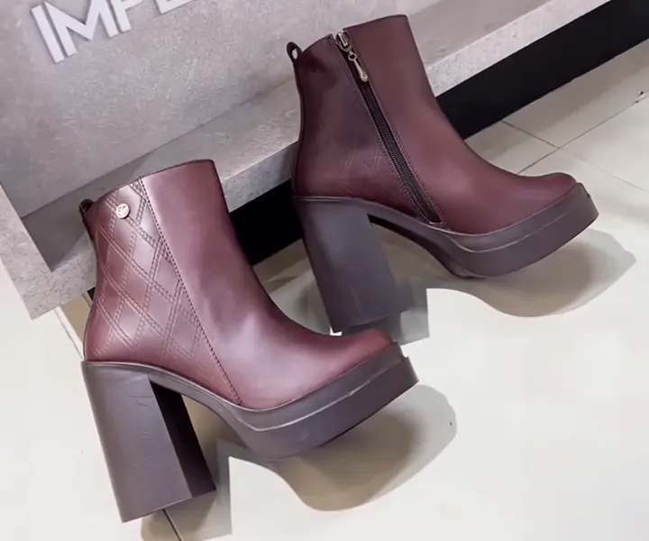 Botin Solay color coñac para mujer - 990