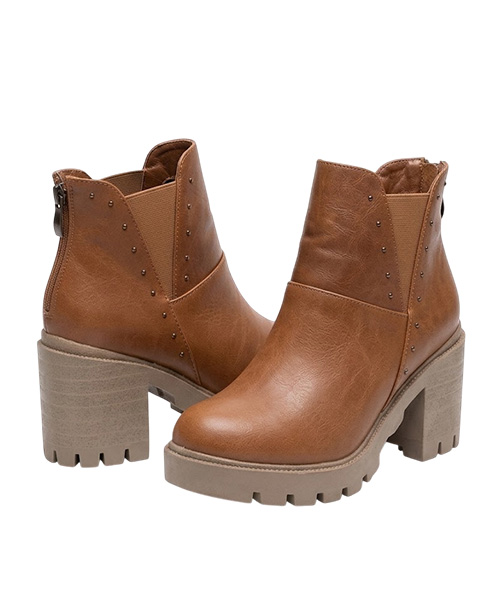Botin Walda color tabaco para mujer