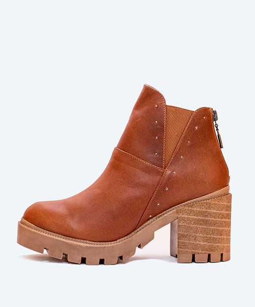 Botin Walda color tabaco para mujer