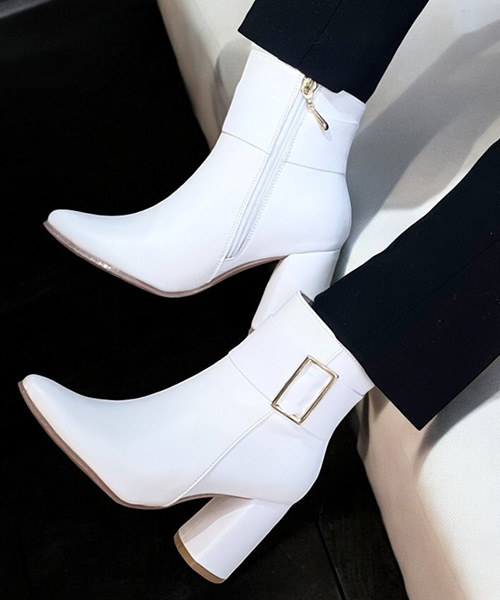 Botines Bruma color blanco para mujer