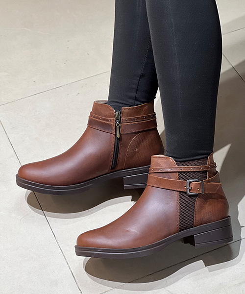 Botines Brunette color café para mujer