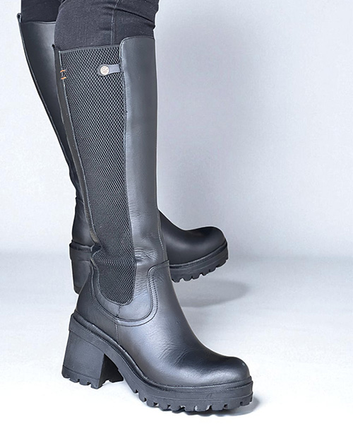 Botas largas Florentina color negro para mujer
