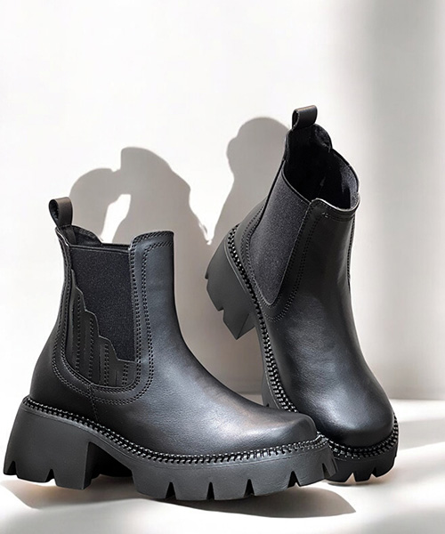 Botin chelsea Frida color negro para mujer