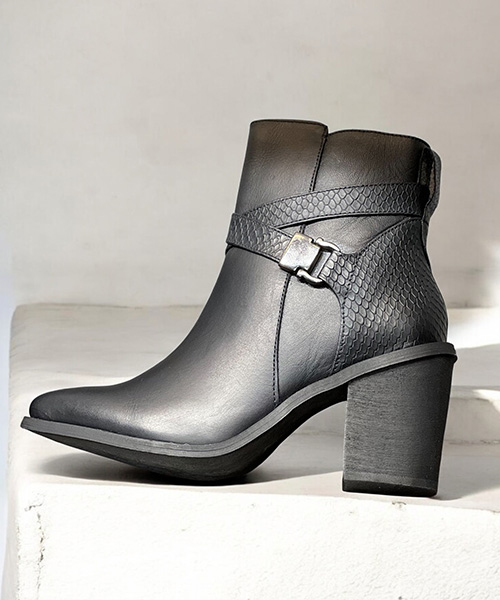 Botines Ornella color negro para mujer