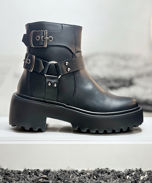 Botines Ravenna color negro para mujer