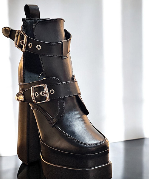Botines Rebel color negro para mujer