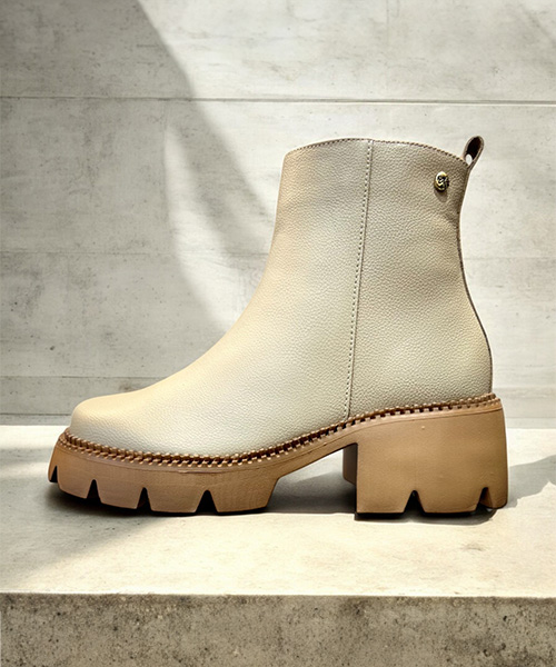 Botines Sahara color beige para mujer